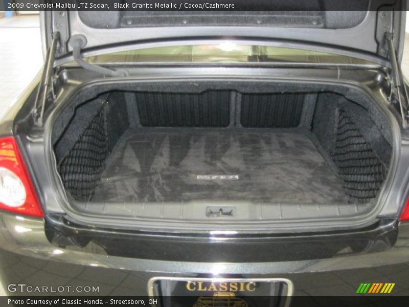Black Granite Metallic / Cocoa/Cashmere 2009 Chevrolet Malibu LTZ Sedan