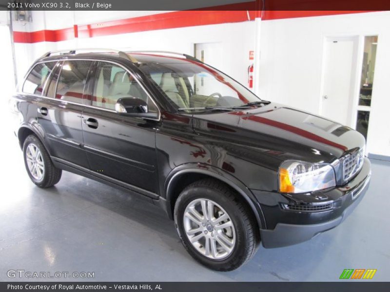 Black / Beige 2011 Volvo XC90 3.2