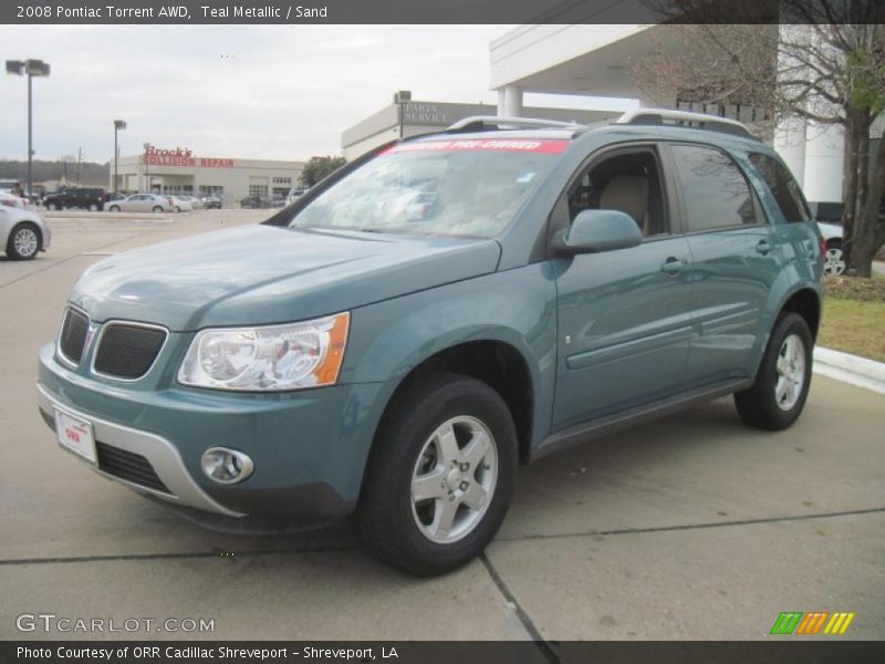 Teal Metallic / Sand 2008 Pontiac Torrent AWD