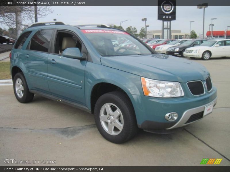 Teal Metallic / Sand 2008 Pontiac Torrent AWD