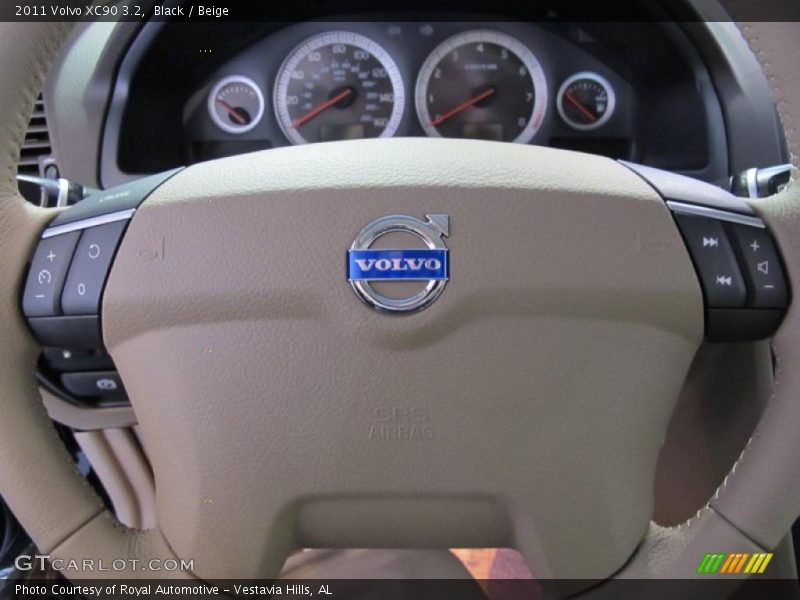 Black / Beige 2011 Volvo XC90 3.2