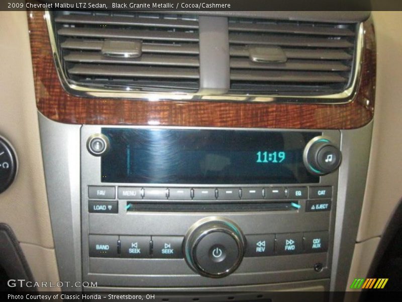Black Granite Metallic / Cocoa/Cashmere 2009 Chevrolet Malibu LTZ Sedan