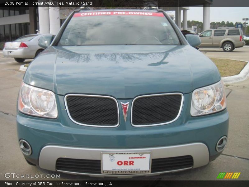 Teal Metallic / Sand 2008 Pontiac Torrent AWD