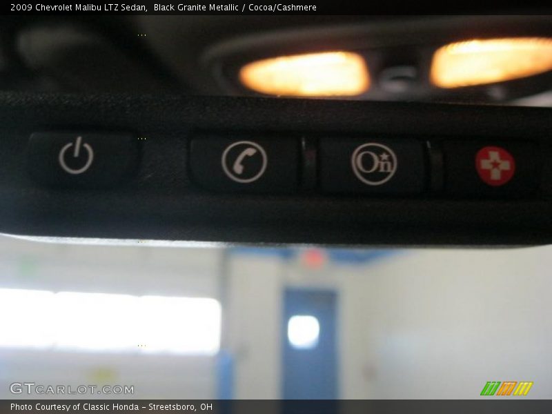Black Granite Metallic / Cocoa/Cashmere 2009 Chevrolet Malibu LTZ Sedan