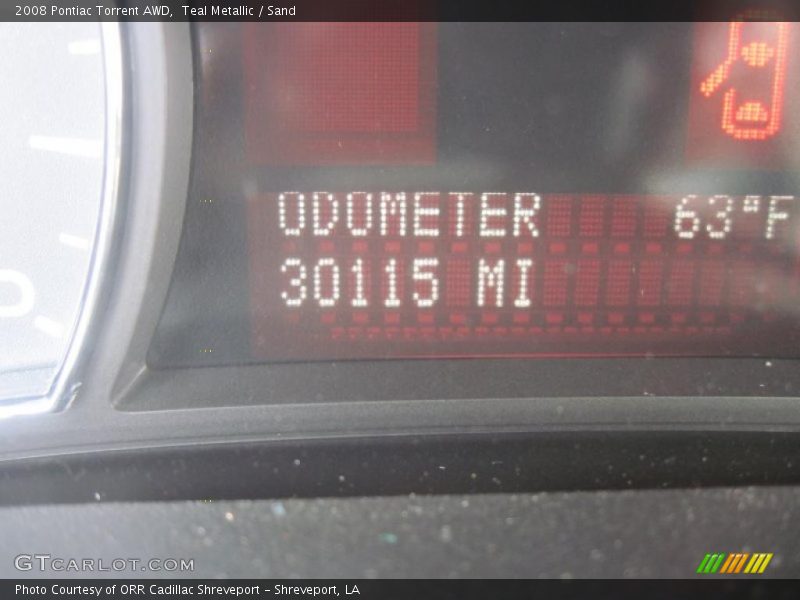 Teal Metallic / Sand 2008 Pontiac Torrent AWD
