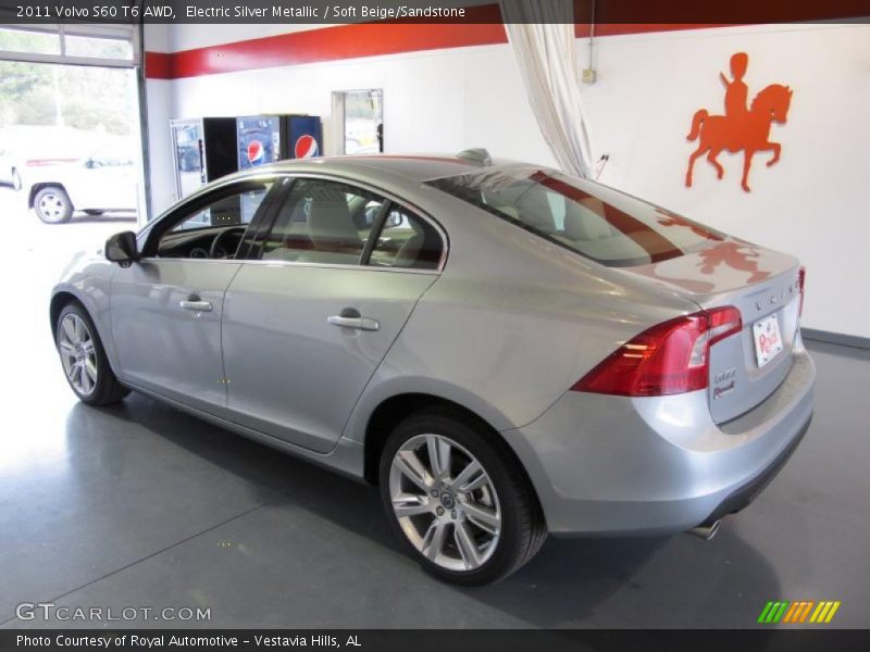 Electric Silver Metallic / Soft Beige/Sandstone 2011 Volvo S60 T6 AWD
