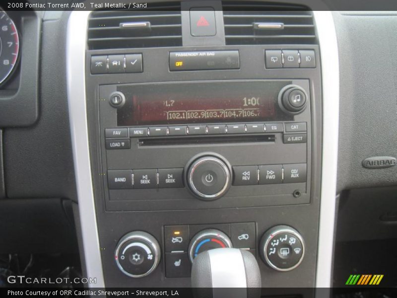 Teal Metallic / Sand 2008 Pontiac Torrent AWD
