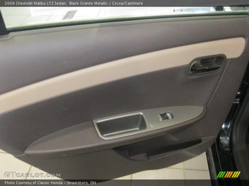 Black Granite Metallic / Cocoa/Cashmere 2009 Chevrolet Malibu LTZ Sedan