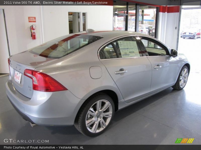 Electric Silver Metallic / Soft Beige/Sandstone 2011 Volvo S60 T6 AWD