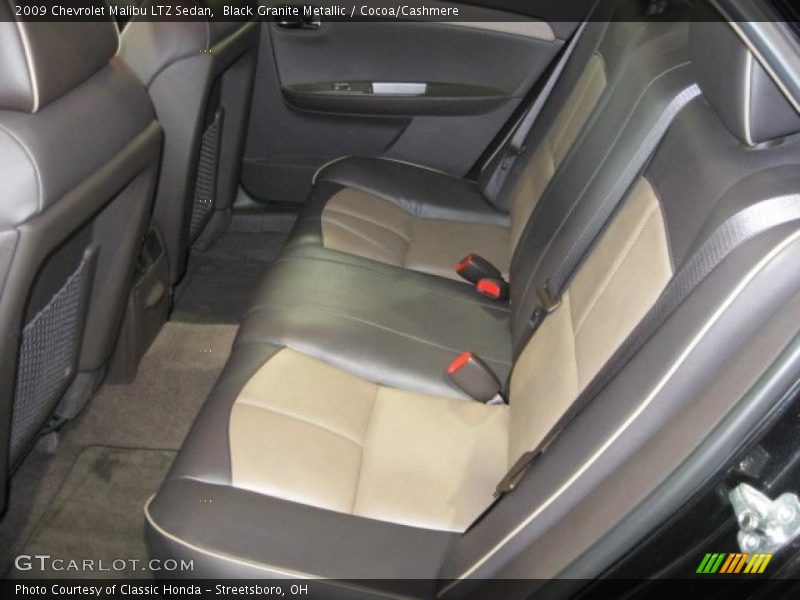 Black Granite Metallic / Cocoa/Cashmere 2009 Chevrolet Malibu LTZ Sedan