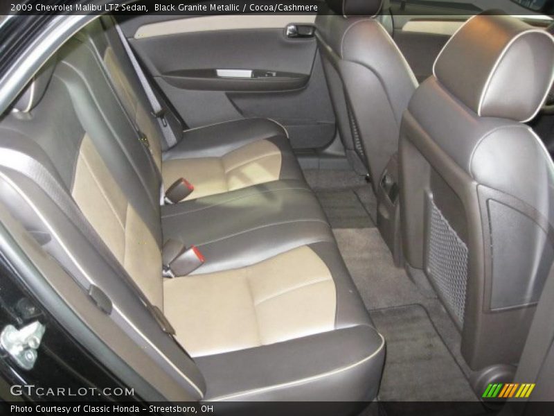 Black Granite Metallic / Cocoa/Cashmere 2009 Chevrolet Malibu LTZ Sedan