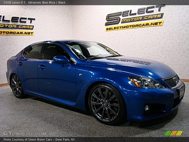 Ultrasonic Blue Mica / Black 2008 Lexus IS F