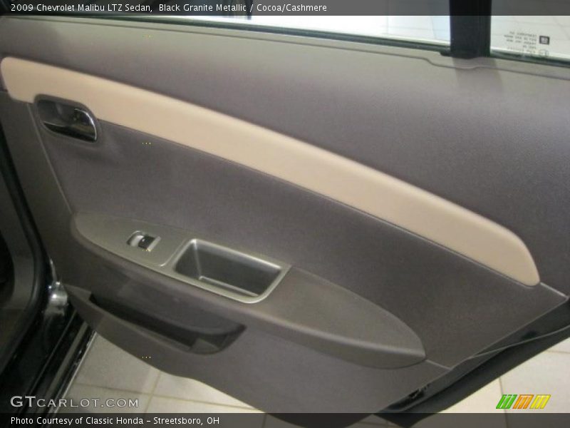 Black Granite Metallic / Cocoa/Cashmere 2009 Chevrolet Malibu LTZ Sedan