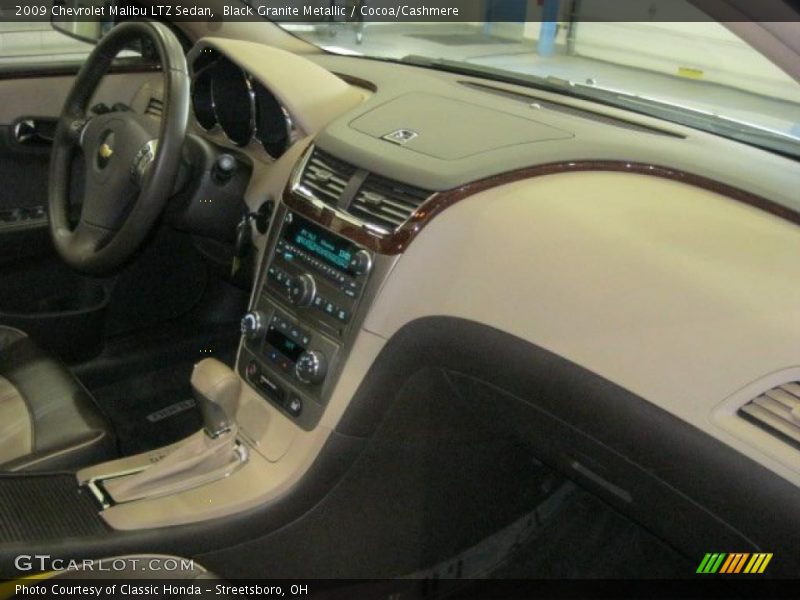 Black Granite Metallic / Cocoa/Cashmere 2009 Chevrolet Malibu LTZ Sedan