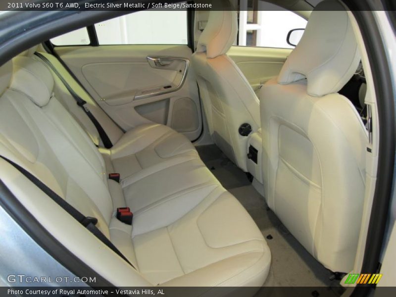 Electric Silver Metallic / Soft Beige/Sandstone 2011 Volvo S60 T6 AWD
