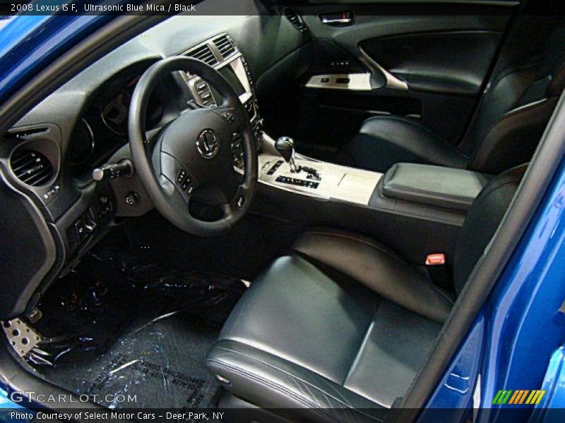  2008 IS F Black Interior