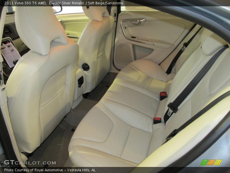 Electric Silver Metallic / Soft Beige/Sandstone 2011 Volvo S60 T6 AWD