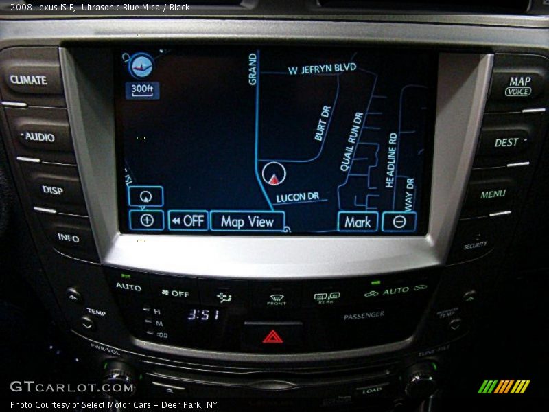 Navigation of 2008 IS F