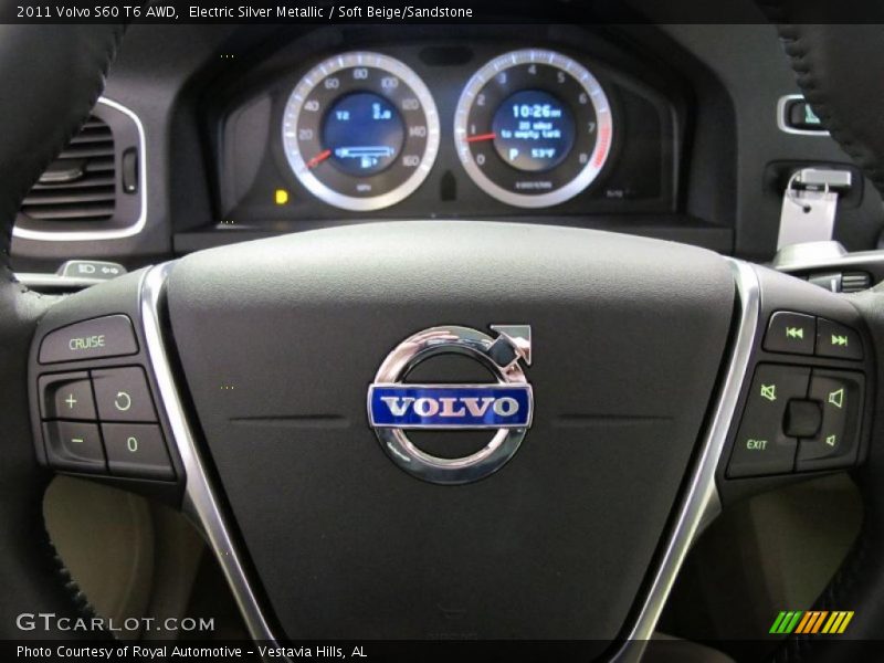  2011 S60 T6 AWD Steering Wheel