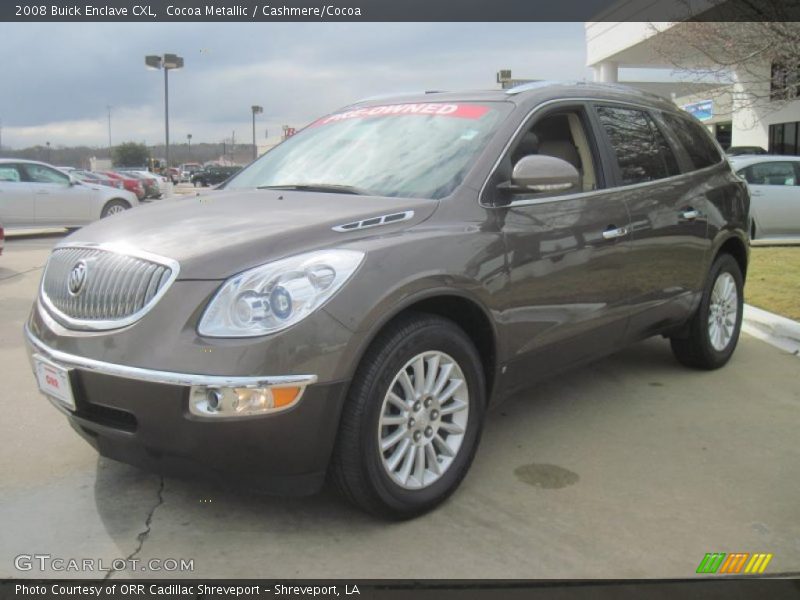 Cocoa Metallic / Cashmere/Cocoa 2008 Buick Enclave CXL