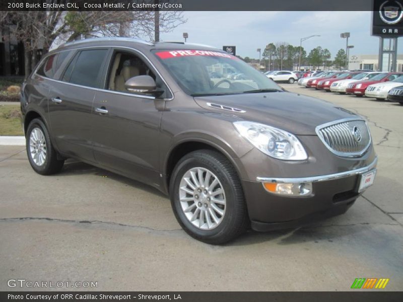 Cocoa Metallic / Cashmere/Cocoa 2008 Buick Enclave CXL