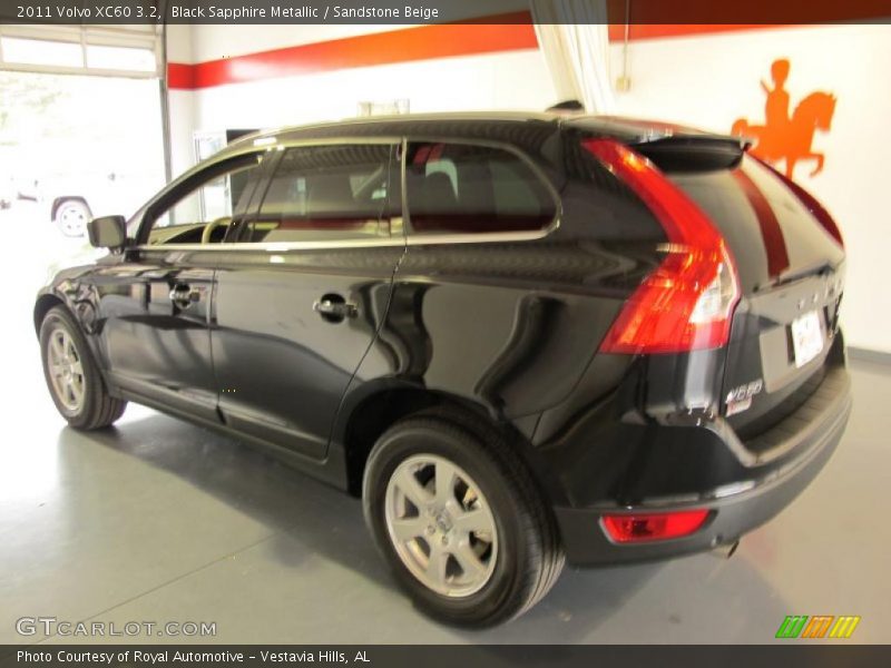 Black Sapphire Metallic / Sandstone Beige 2011 Volvo XC60 3.2