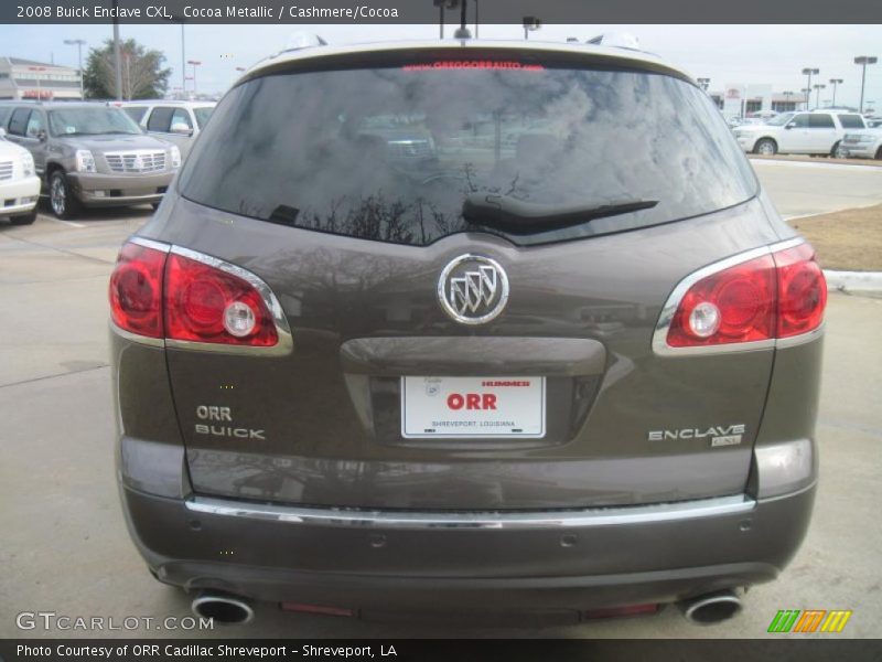 Cocoa Metallic / Cashmere/Cocoa 2008 Buick Enclave CXL
