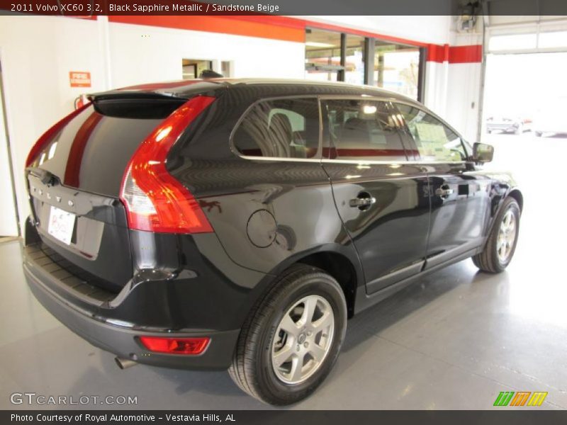 Black Sapphire Metallic / Sandstone Beige 2011 Volvo XC60 3.2