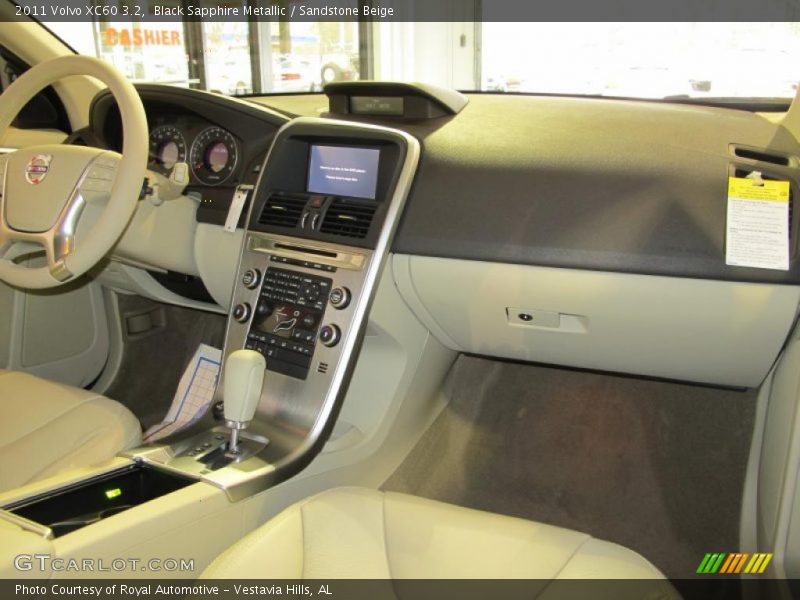 Black Sapphire Metallic / Sandstone Beige 2011 Volvo XC60 3.2