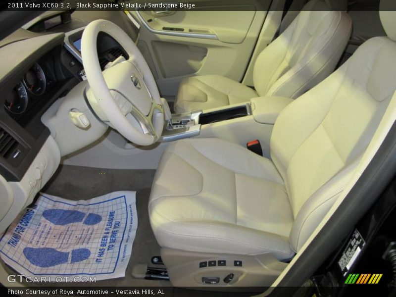 Black Sapphire Metallic / Sandstone Beige 2011 Volvo XC60 3.2