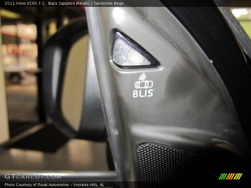 Black Sapphire Metallic / Sandstone Beige 2011 Volvo XC60 3.2
