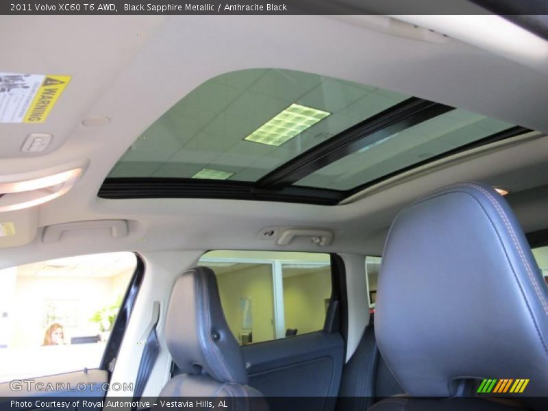 Sunroof of 2011 XC60 T6 AWD