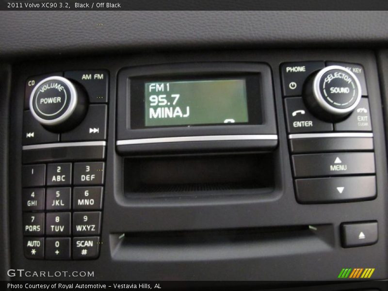 Black / Off Black 2011 Volvo XC90 3.2