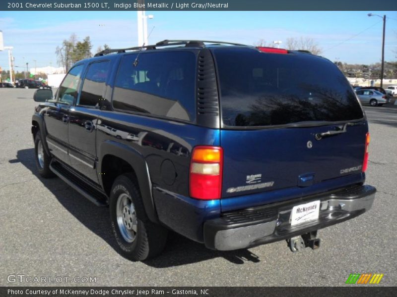 Indigo Blue Metallic / Light Gray/Neutral 2001 Chevrolet Suburban 1500 LT