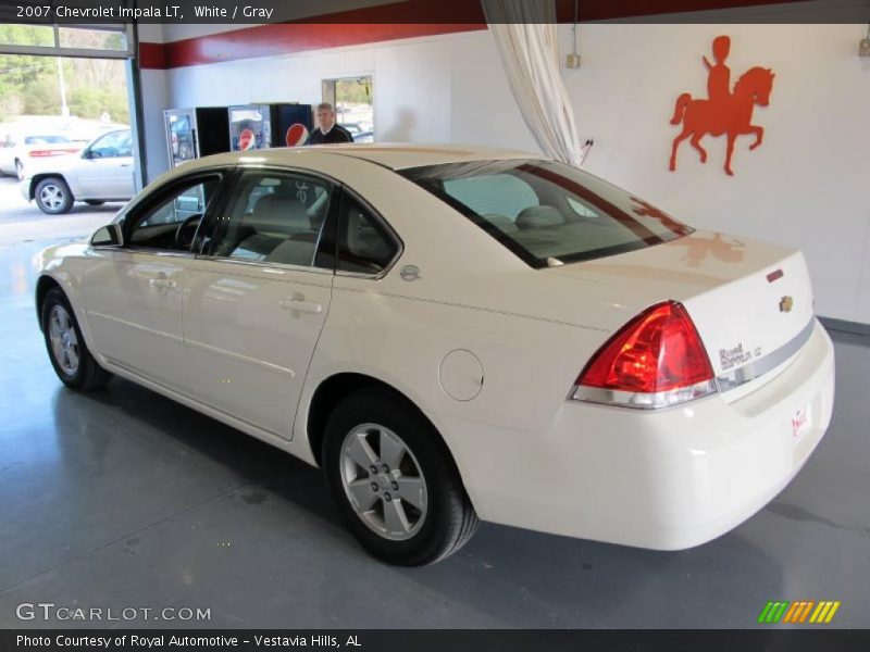 White / Gray 2007 Chevrolet Impala LT