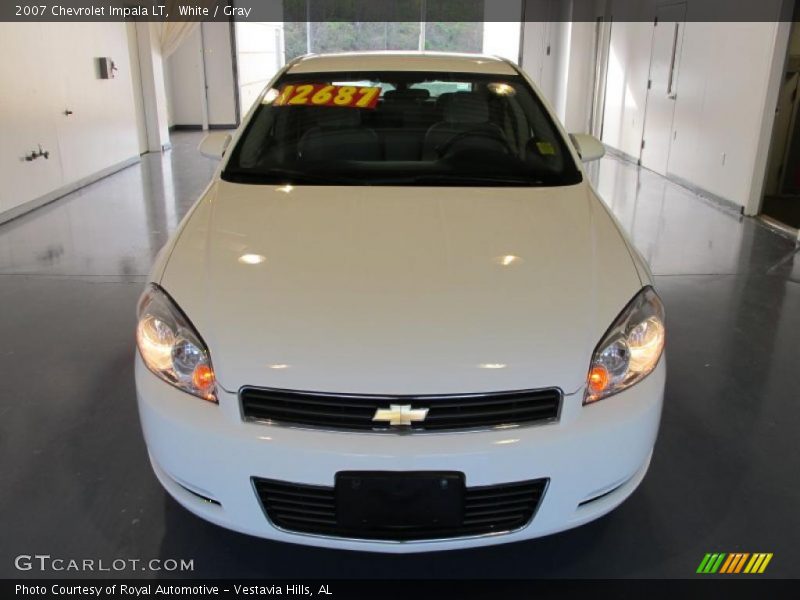 White / Gray 2007 Chevrolet Impala LT