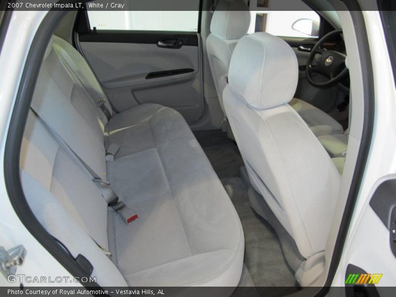 White / Gray 2007 Chevrolet Impala LT