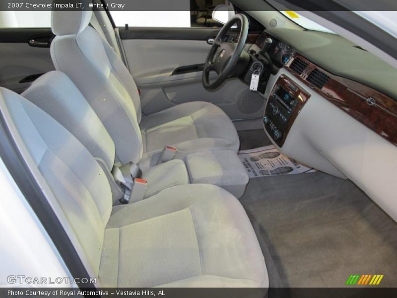 White / Gray 2007 Chevrolet Impala LT