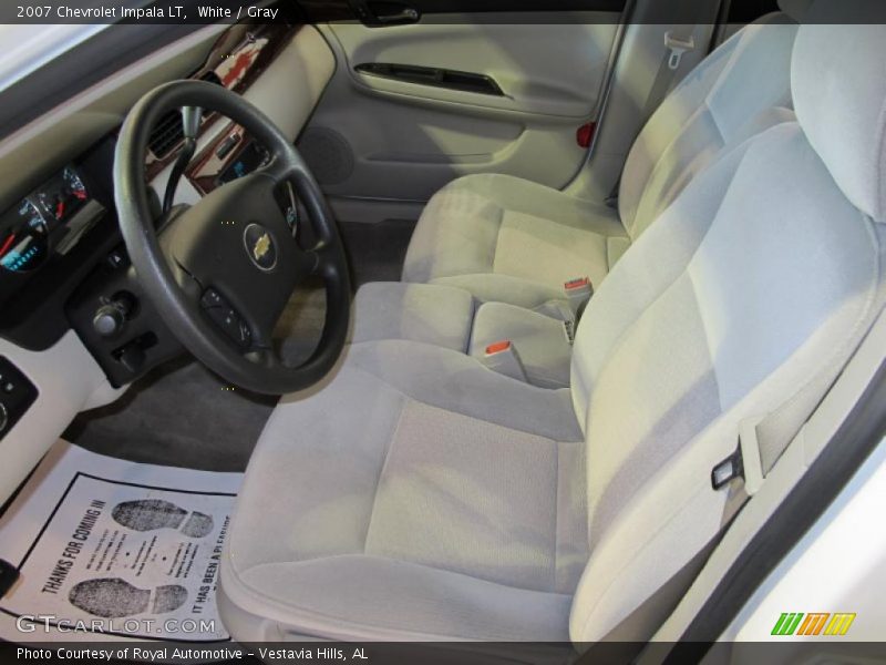 White / Gray 2007 Chevrolet Impala LT