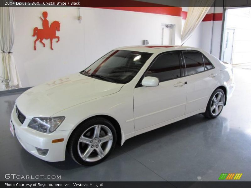 Crystal White / Black 2004 Lexus IS 300