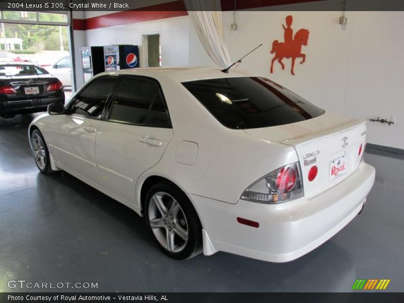 Crystal White / Black 2004 Lexus IS 300