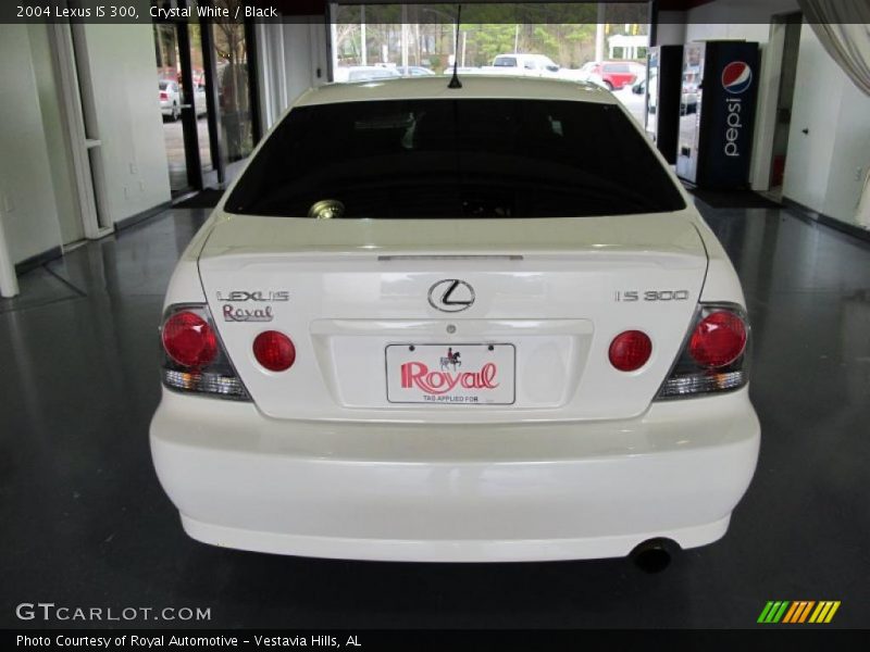 Crystal White / Black 2004 Lexus IS 300