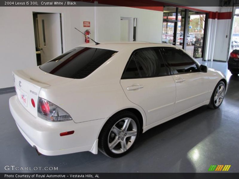 Crystal White / Black 2004 Lexus IS 300