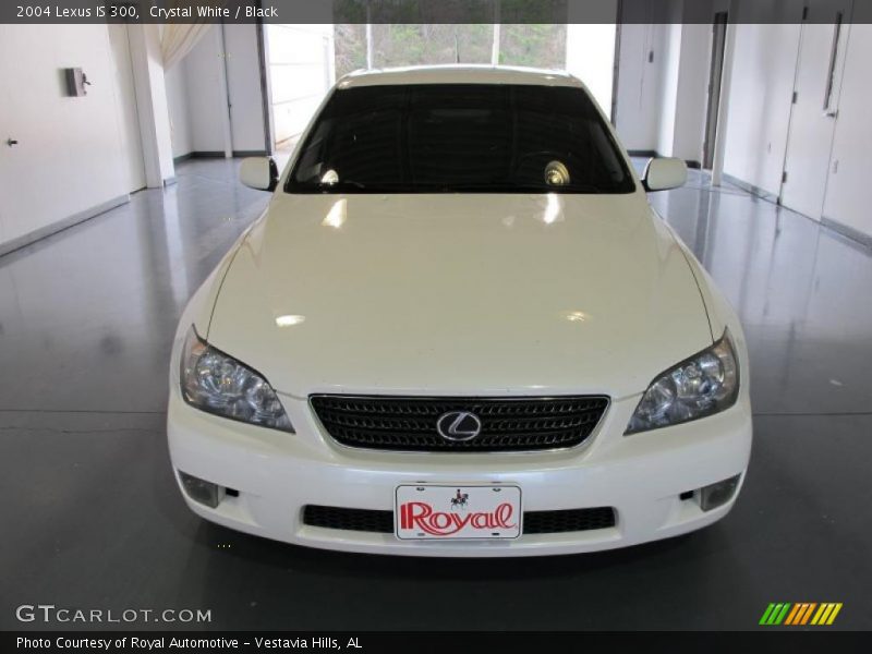 Crystal White / Black 2004 Lexus IS 300