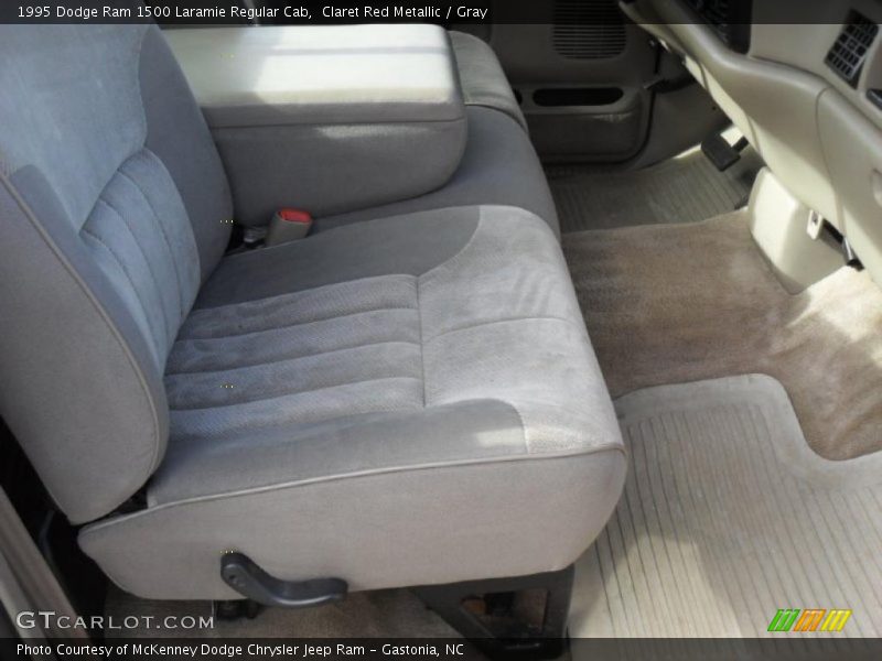 Claret Red Metallic / Gray 1995 Dodge Ram 1500 Laramie Regular Cab