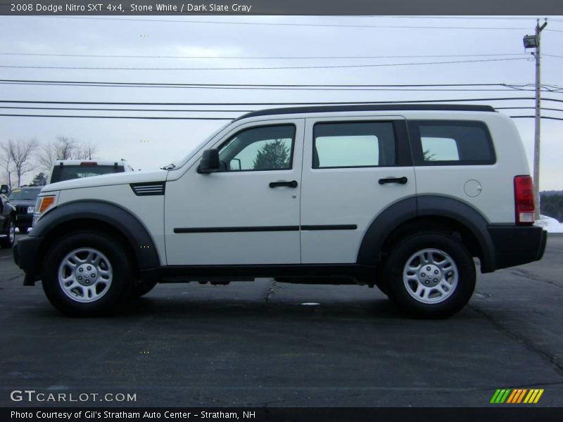 Stone White / Dark Slate Gray 2008 Dodge Nitro SXT 4x4