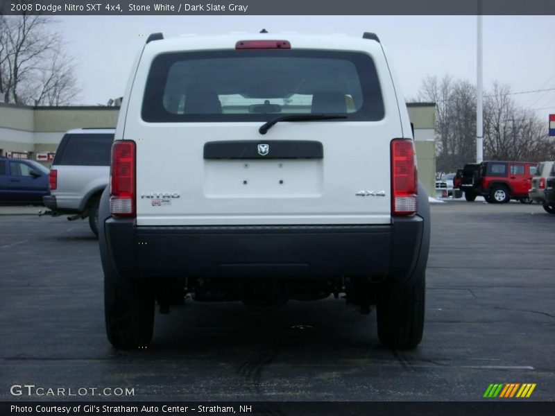 Stone White / Dark Slate Gray 2008 Dodge Nitro SXT 4x4
