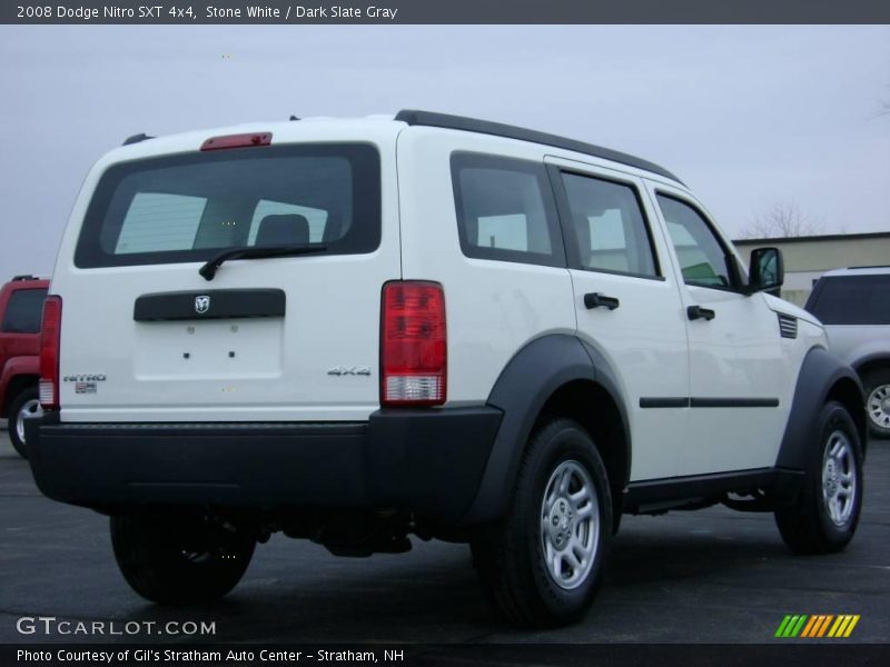 Stone White / Dark Slate Gray 2008 Dodge Nitro SXT 4x4