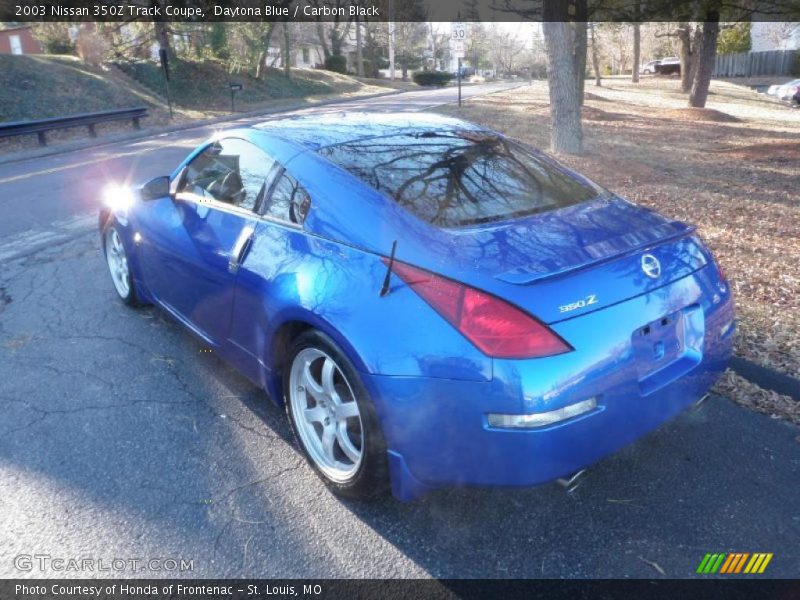 Daytona Blue / Carbon Black 2003 Nissan 350Z Track Coupe
