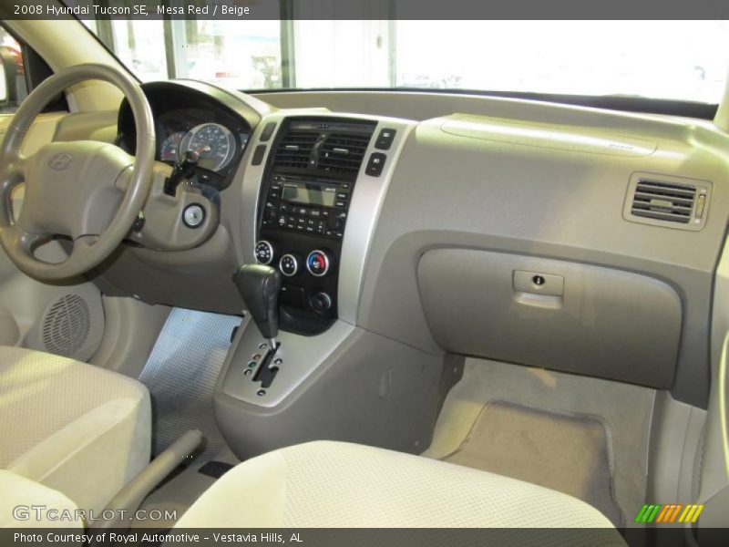 Mesa Red / Beige 2008 Hyundai Tucson SE